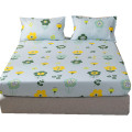 disperse printing polyester material disposable fitted full bed sheet set bed sheet set pillowcase fitted sheet king size
